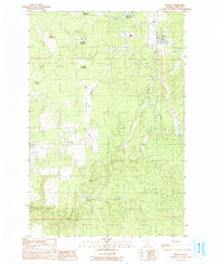 Bovill 1990 topographic map thumbnail
