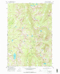 Box Lake 1969 topographic map thumbnail