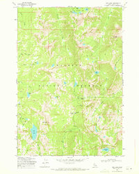 Box Lake 1969 topographic map thumbnail