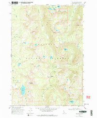 Box Lake 1969 topographic map thumbnail