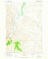 Bradbury Flat 1963 topographic map thumbnail