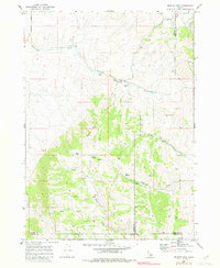 Bradley Mtn 1968 topographic map thumbnail
