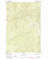 Browns Rock 1969 topographic map thumbnail