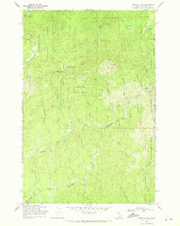 Browns Rock 1969 topographic map thumbnail
