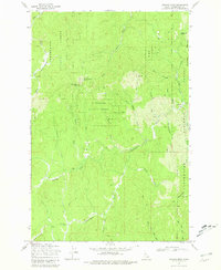 Browns Rock 1969 topographic map thumbnail