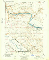 Bruneau 1948 topographic map thumbnail