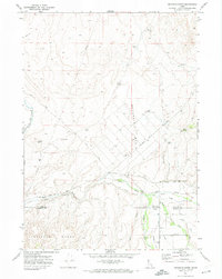 Buckskin Basin 1971 topographic map thumbnail