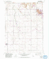 Buhl 1958 topographic map thumbnail