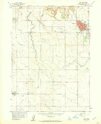 Buhl 1958 topographic map thumbnail