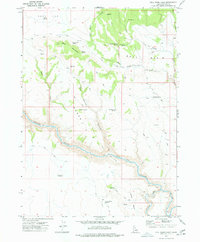 Bull Basin Camp 1977 topographic map thumbnail