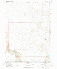 Bull Camp Butte 1973 topographic map thumbnail