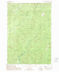 Bull Creek Hot Springs 1988 topographic map thumbnail