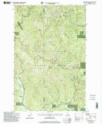 Bumblebee Peak 1996 topographic map thumbnail