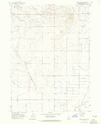 Burley Butte 1964 topographic map thumbnail