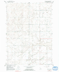 Burley NE 1964 topographic map thumbnail