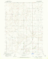 Burley NE 1964 topographic map thumbnail