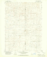 Burley NW 1964 topographic map thumbnail