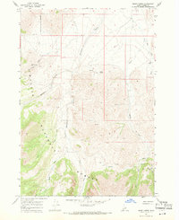 Burnt Creek 1967 topographic map thumbnail