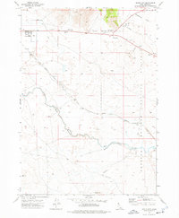 Butte City 1972 topographic map thumbnail