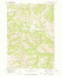Buttercup Mtn 1970 topographic map thumbnail
