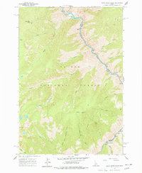 Butts Creek Point 1962 topographic map thumbnail