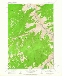 Butts Creek Point 1962 topographic map thumbnail