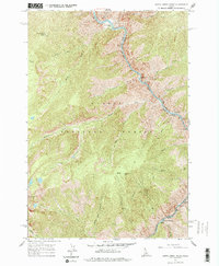 Butts Creek Point 1962 topographic map thumbnail