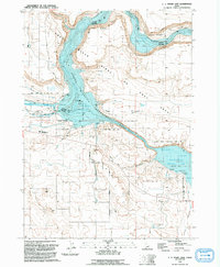 C.J. Strike Dam 1992 topographic map thumbnail