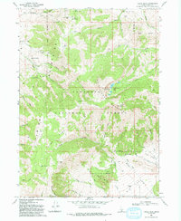 Cache Peak 1968 topographic map thumbnail