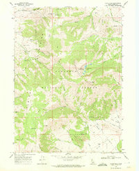 Cache Peak 1968 topographic map thumbnail