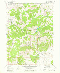 Cache Peak 1968 topographic map thumbnail