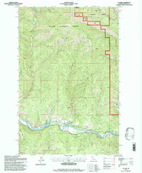 Calder 1995 topographic map thumbnail