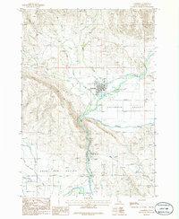 Cambridge 1986 topographic map thumbnail