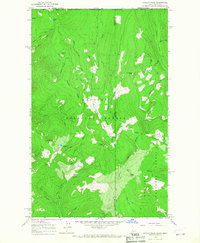 Canuck Peak 1965 topographic map thumbnail