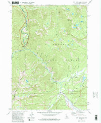 Cape Horn Lakes 1972 topographic map thumbnail