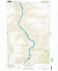 Captain John Rapids 1968 topographic map thumbnail