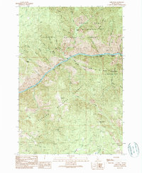 Carey Dome 1989 topographic map thumbnail