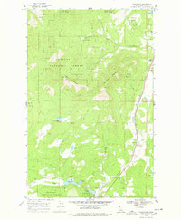 Careywood 1968 topographic map thumbnail
