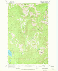 Caribou Creek 1969 topographic map thumbnail