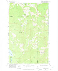 Caribou Creek 1969 topographic map thumbnail