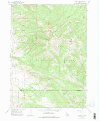 Caribou mtn 1966 topographic map thumbnail