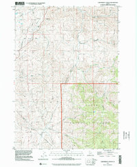 Cartwright Canyon 1998 topographic map thumbnail