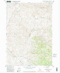 Cartwright Canyon 1957 topographic map preview
