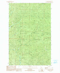 Cataract Peak 1990 topographic map thumbnail