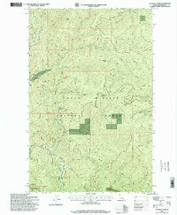 Cataract Peak 1996 topographic map thumbnail