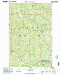Cathedral Peak 1996 topographic map thumbnail