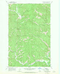 Cathedral Peak 1966 topographic map thumbnail