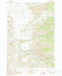 Cathedral Rocks 1990 topographic map thumbnail