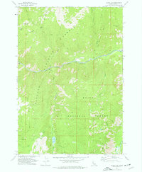 Caton Lake 1973 topographic map thumbnail