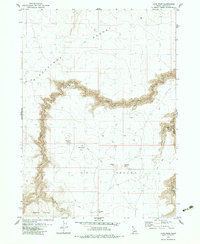 Cave Draw 1979 topographic map thumbnail